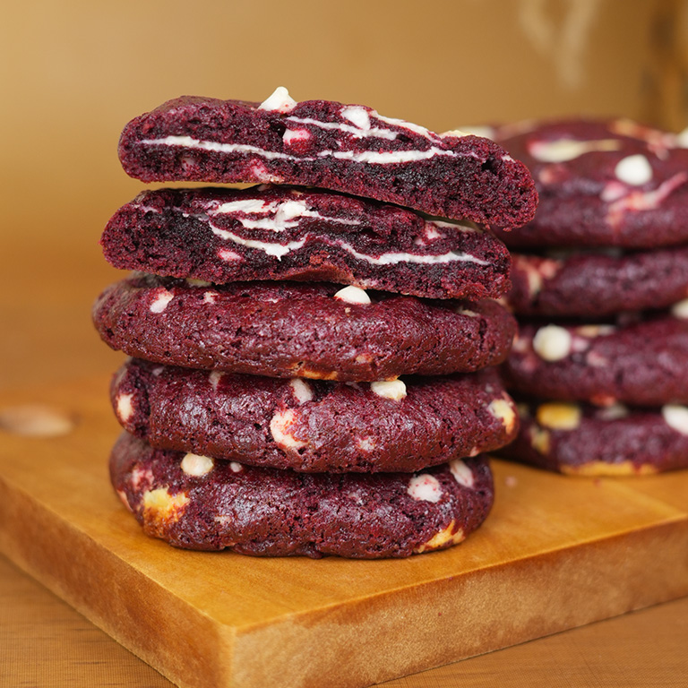 Red Velvet White Chocolate Soft Cookies - Image 3