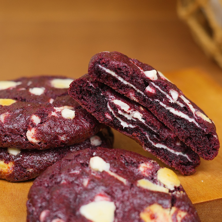 Red Velvet White Chocolate Soft Cookies - Image 4