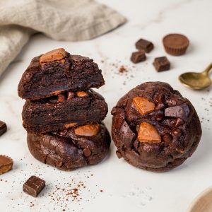Triple Chocolate Soft Cookies
