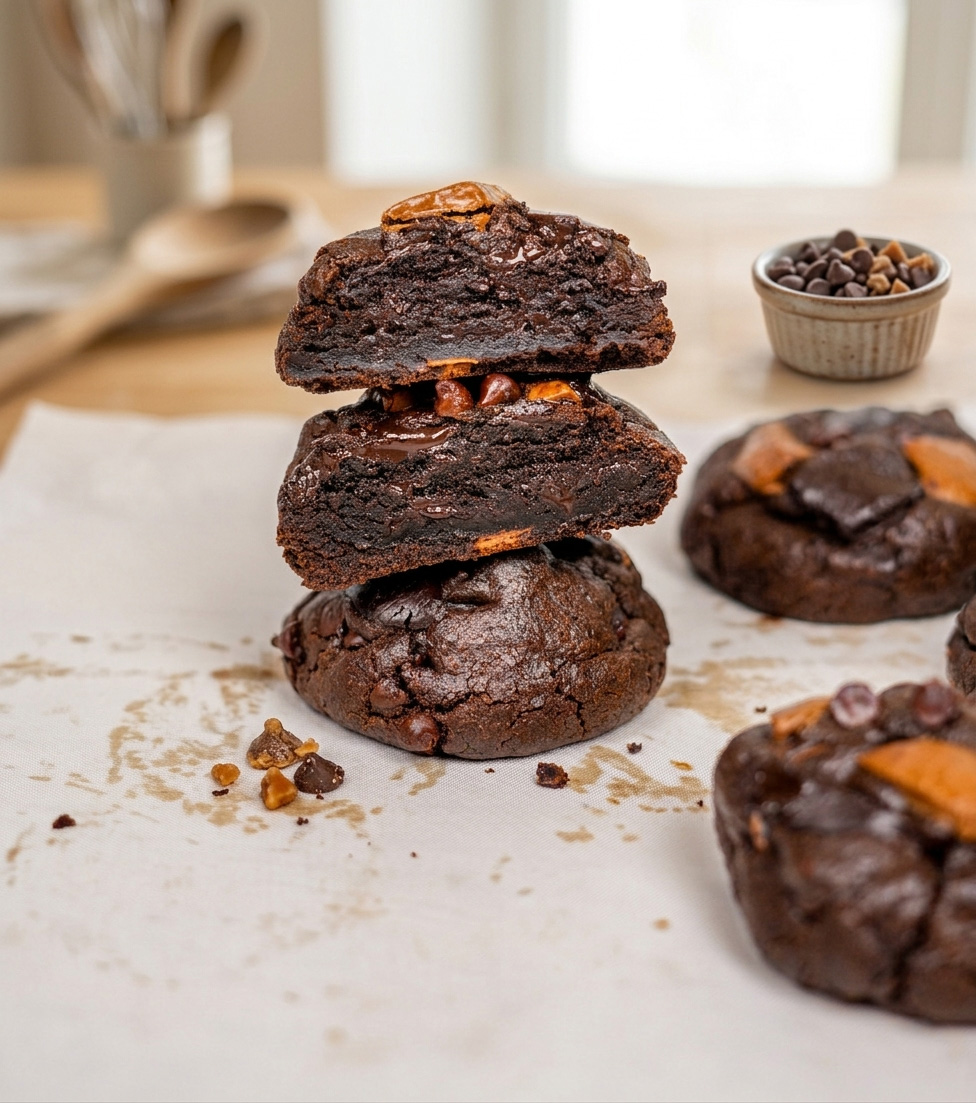Triple Chocolate Soft Cookies - Image 3