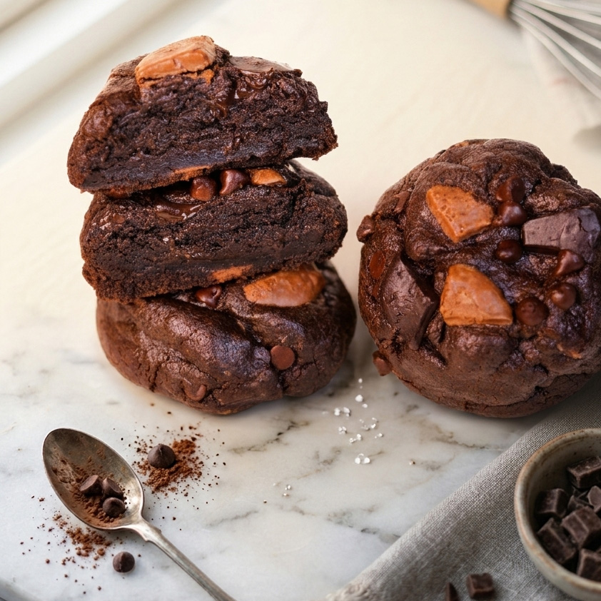 Triple Chocolate Soft Cookies - Image 2