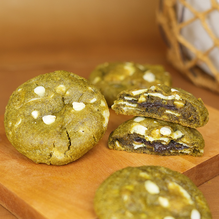 Matcha White Chocolate Soft Cookies - Image 3