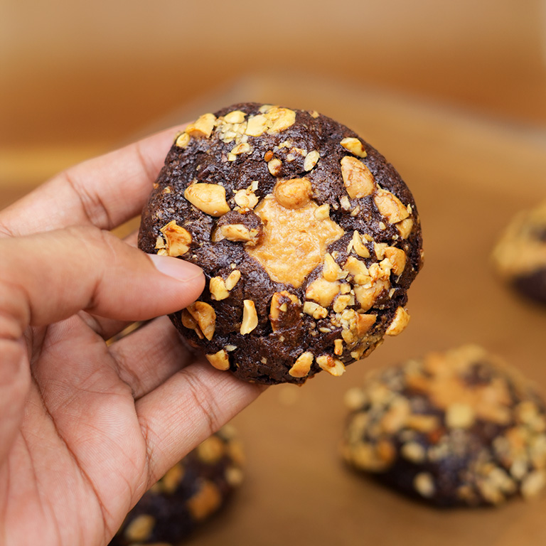 Chocolate Peanut Butter Soft Cookies - Image 5