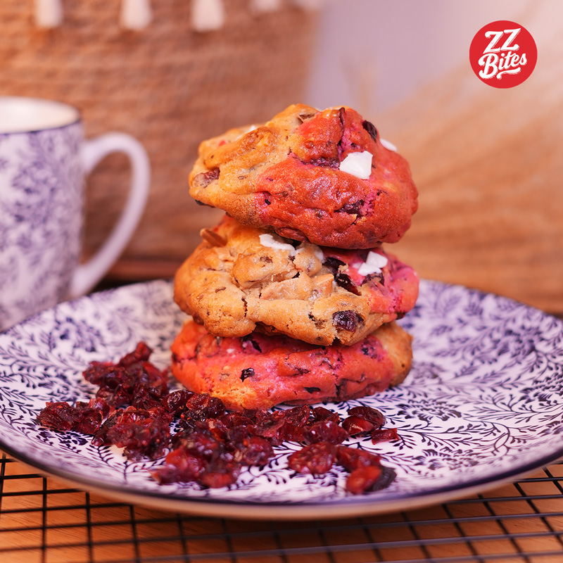 Gedabak Cranberries White Chocolate Soft Cookies ±170g - Image 6